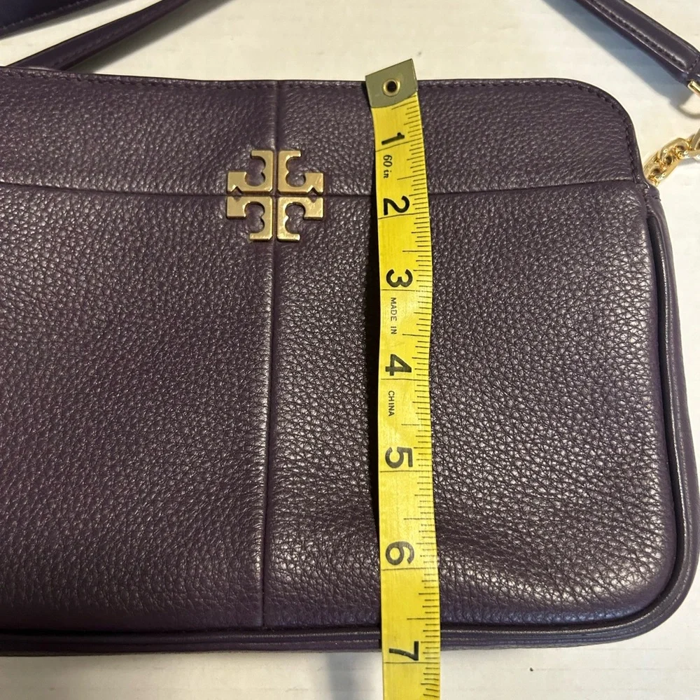 Tory Burch Purple Pebbled Leather crossbody